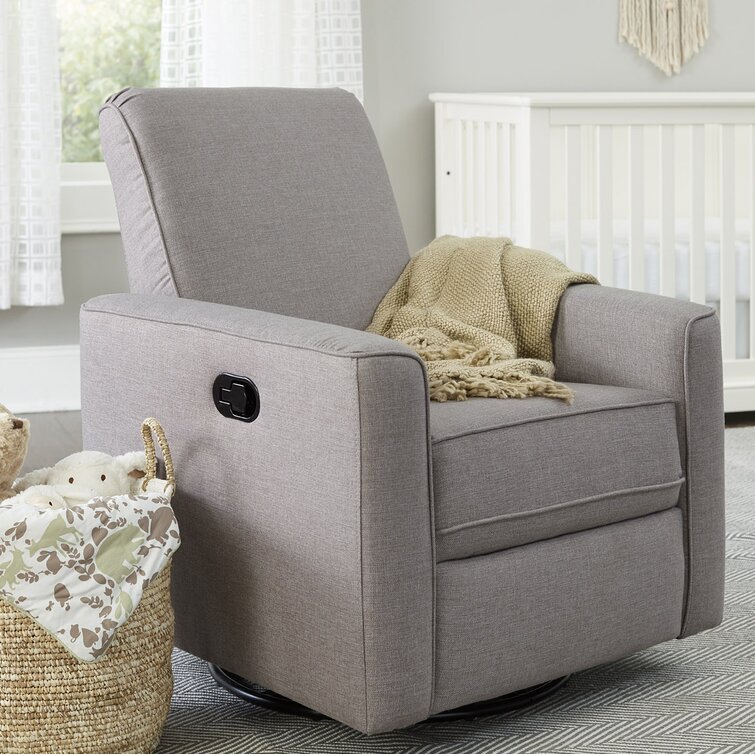 Abbyson living emma nursery store swivel glider recliner